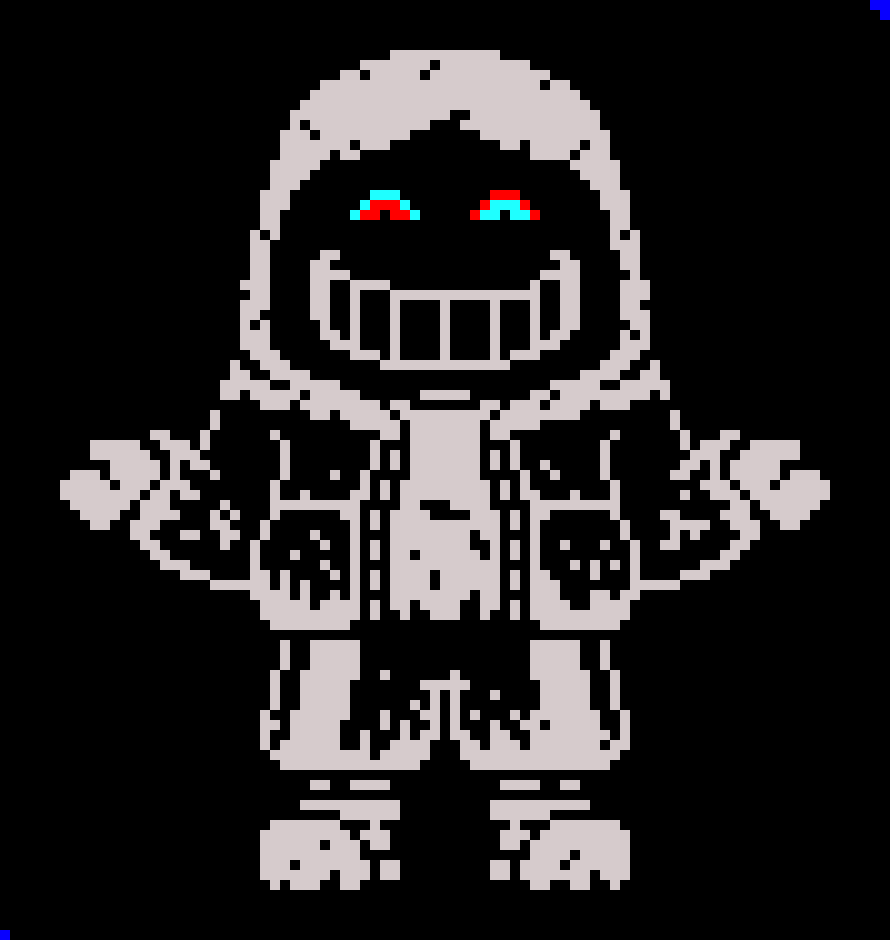 [e8cb42] My Dusttale Sans Dodge V3 but i added another dust to it