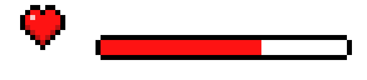 [9664c4] Heart bar
