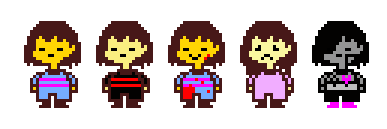 Frisk Sprite Sheet #1