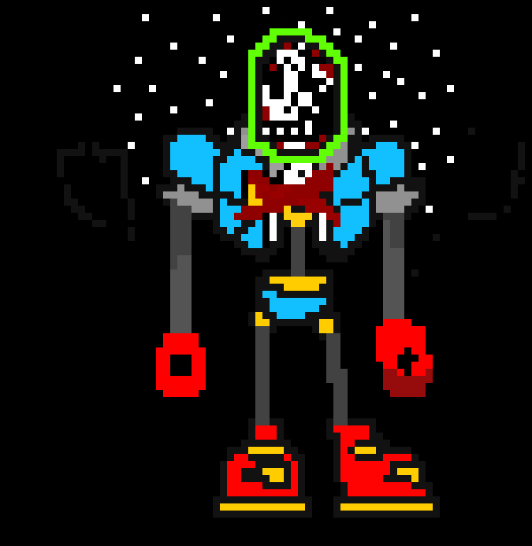 Undertale Disbelief Papyrus impossible mode phase 3.75