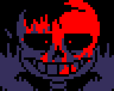 [7ce906] *(Demented blue souls twilight somewhere else.) -HorrorTale Sans