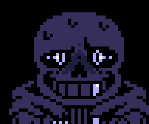 [0eb831] Ignore the dust piles around, i sent us to a genocide timeline so we could talk alone, right now frisk is in the sans fight, so we have lots of time. [Dusk]