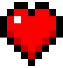 [80220f] Heart | Minecraft