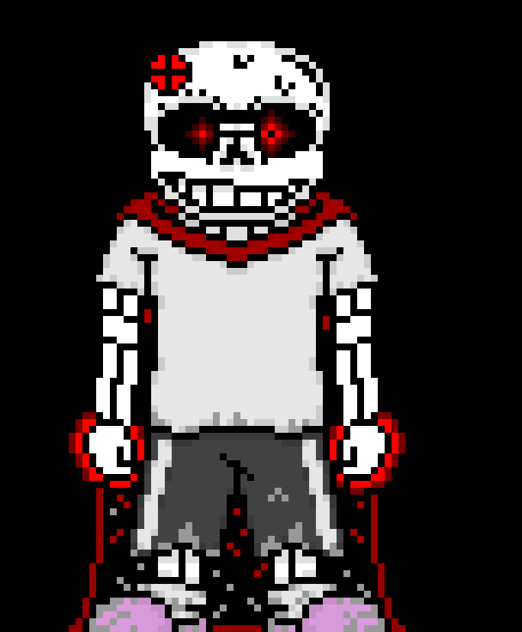 [691fe2] this is a concept for sans mid battle agaisn't Asriel, should it be implented?  - Cherry
