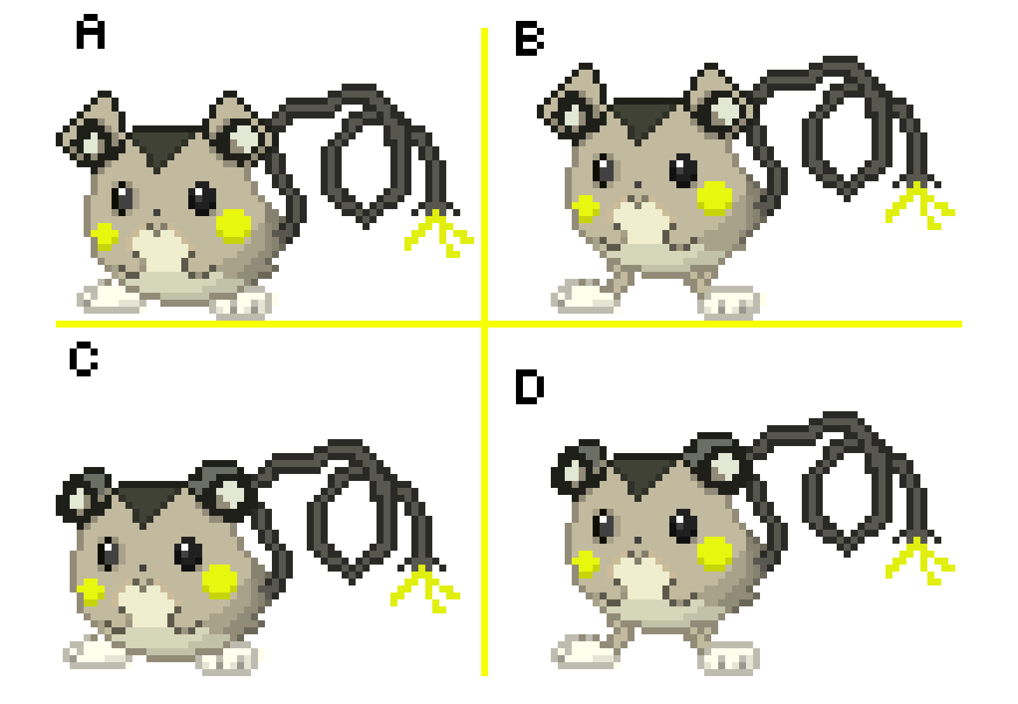[e042ce] Pikachu clone abcd