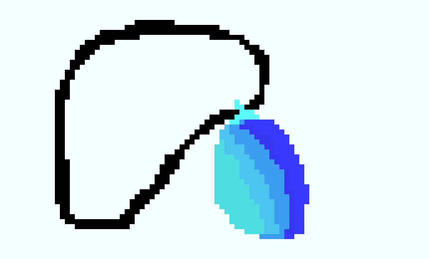[9664c4] 海蓝吊坠