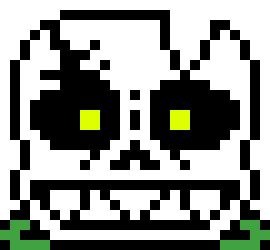 [d6b045] (Since i made Acid Sans look Edgy but sad like Negatale He can't use any Tools that break trees)