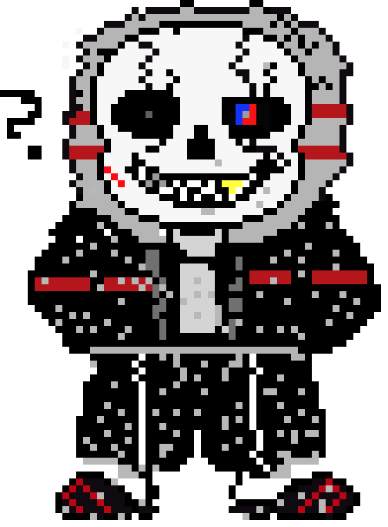 [990543] Ah the sounds of a 7 year old that's never had an original thought in their life. Really... if you're trying to be hurtful... you're just making yourself look immature instead. And I stand by what I said, if you wanna do Undertale, fine. Do it either true to the character, or be creative. Not this "Dustdust sans uber 2.0" shit or whatever the fuck this sprite is... you're just making a mockery of a decent game.