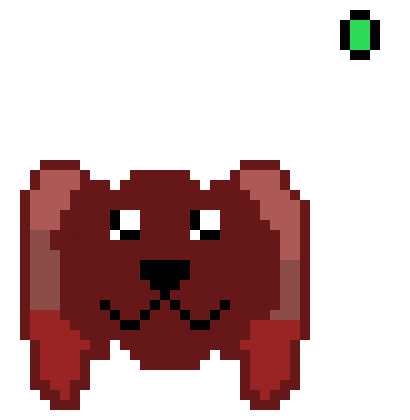 [9664c4] dog on pixel art maker 1