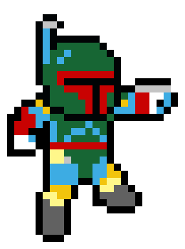 [9664c4] Boba Fett Jumping