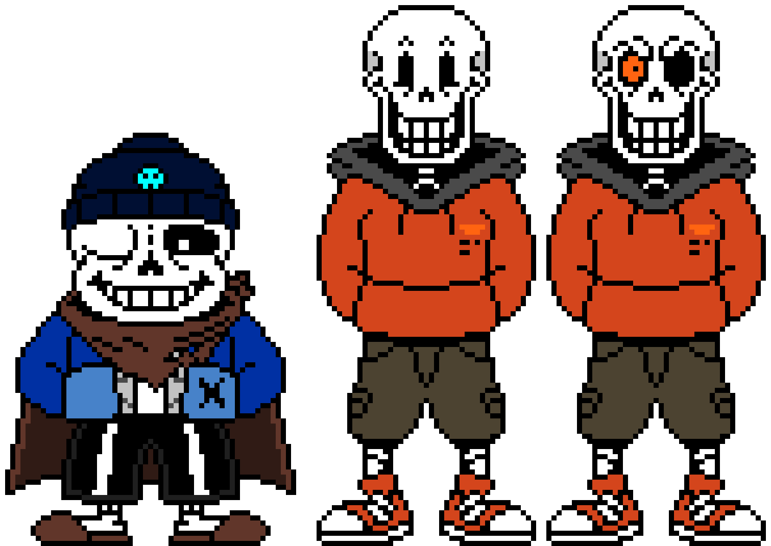 PeterPlay19 UnderSwap Sans and Papyrus FINAL UPDATE!!!