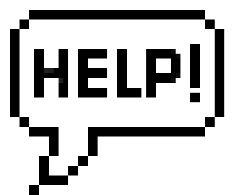 [96e1f8] help pixel speech bubble