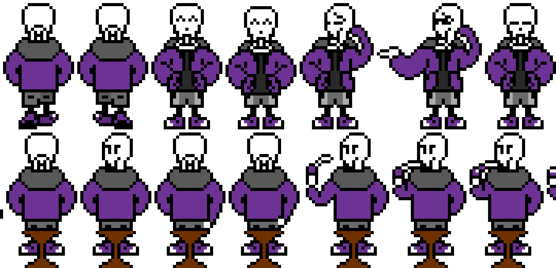 [9cc91e] Swapfell Papyrus Sprite Sheet