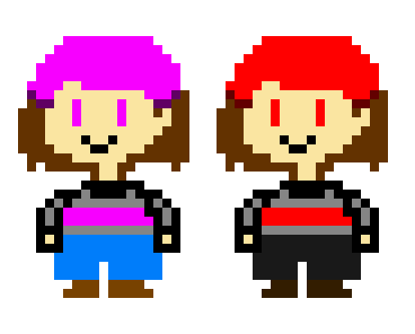 Level select me and hanako sprite