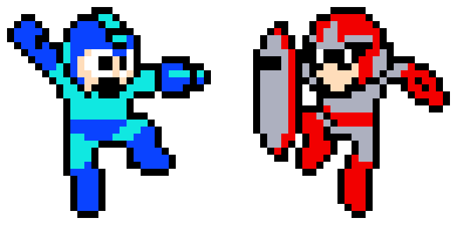 [9664c4] Megaman And Protoman