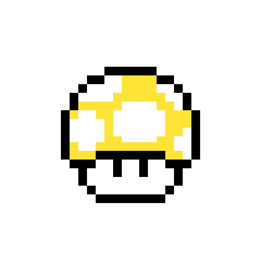 [9664c4] Yellow Supermario Mushroom