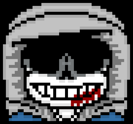 [57dac4] *coughs up blood* ! *he would summons a really big blaster, trap FV in blue bones and blast him*