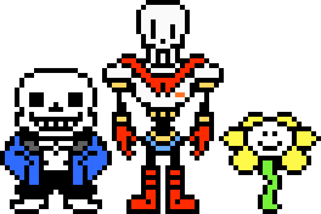 [9664c4] Sans, Flowey, & Papyrus
