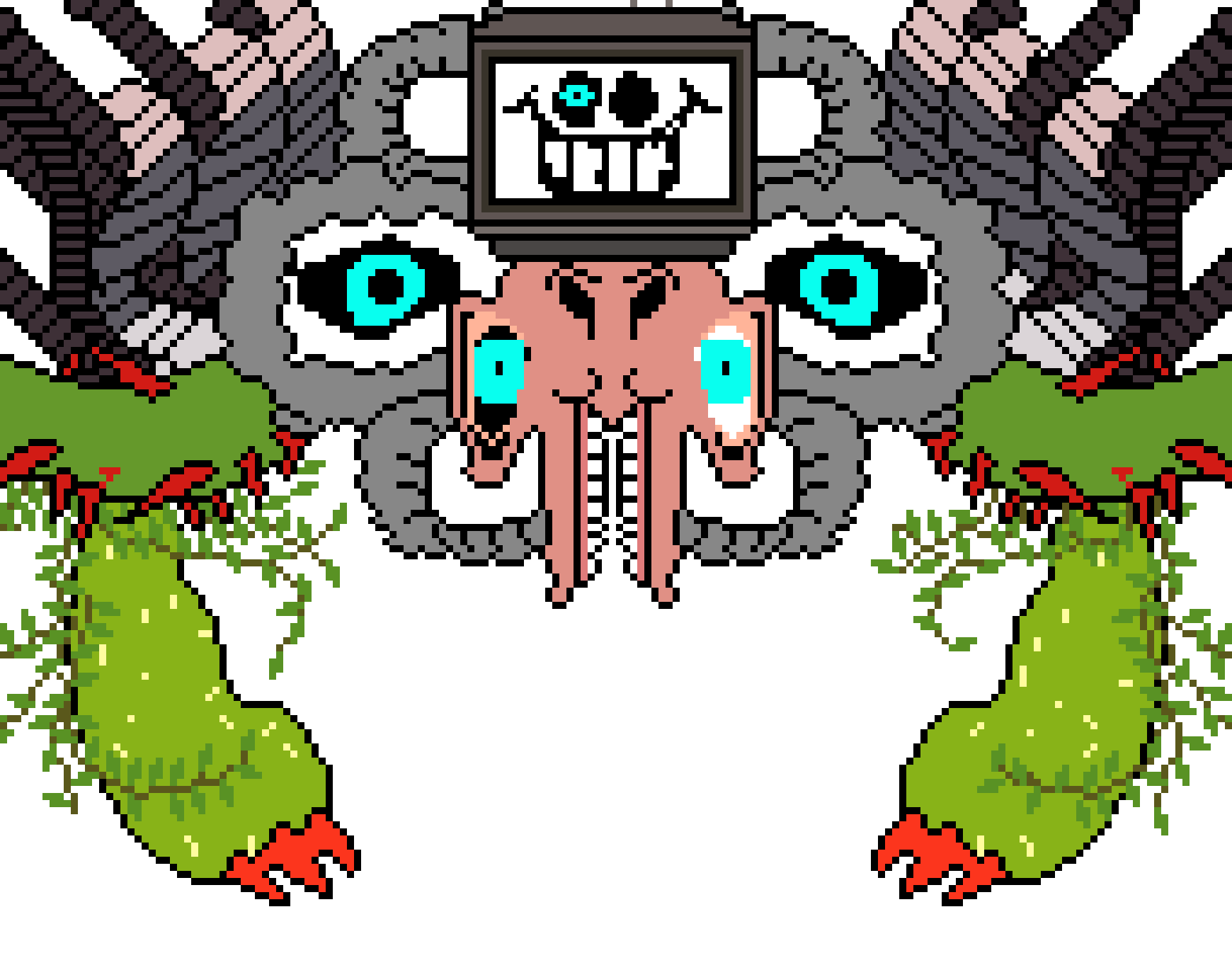 Omega Flowey But Hes Sans Underman