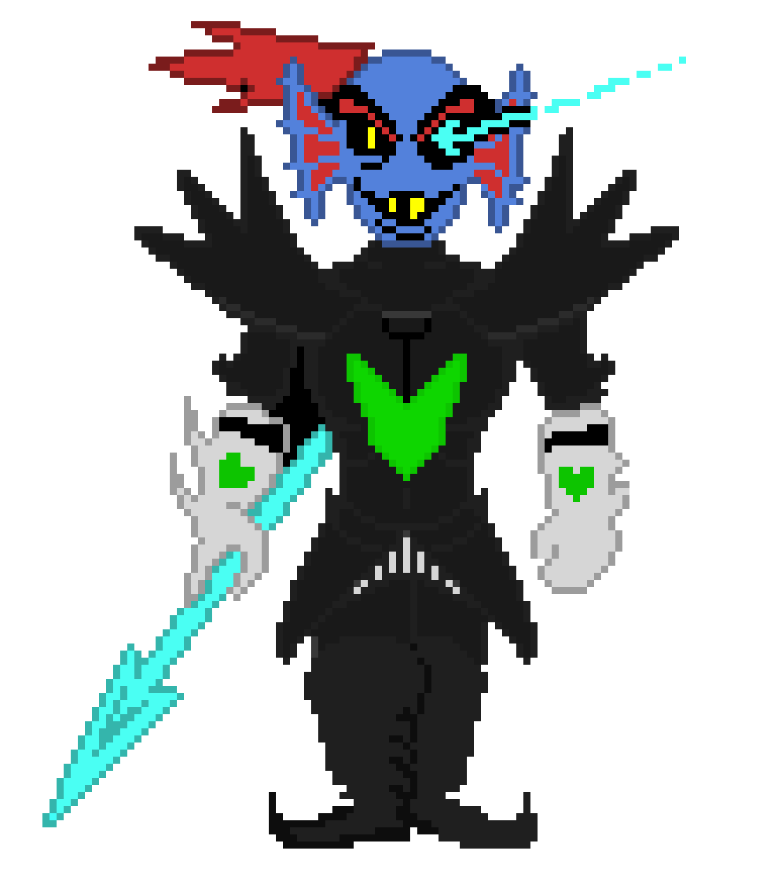 [fdcdb6]  Undyne The Undying Colored sprite Fixed White