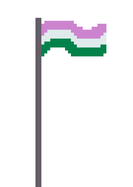 [c1b7a2] Genderqueer Flag