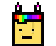 [401102] *turns into smo rainbow.witch is smaller then john and rose*meep??-smol rainbow/young rainbow