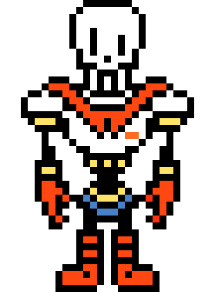 THE GREAT PAPYRUS overworld sprite