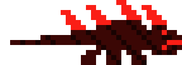 [9664c4] dragon lizard walking right
