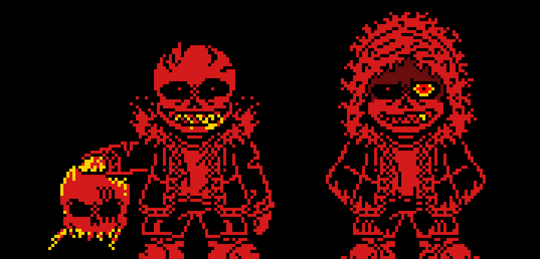 fell!mirrored insanity phase 1 chaotic insanity name and sprite recreation 