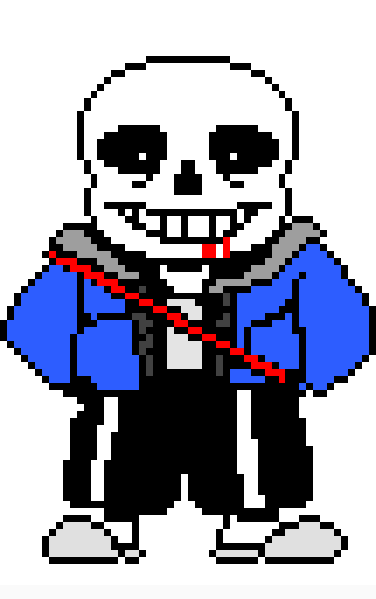 [b4c16a] sans damaged :(