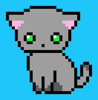 [9664c4] Pixel Cat