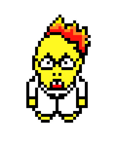 [9664c4] VulcanTale Alphys Overworld sprite