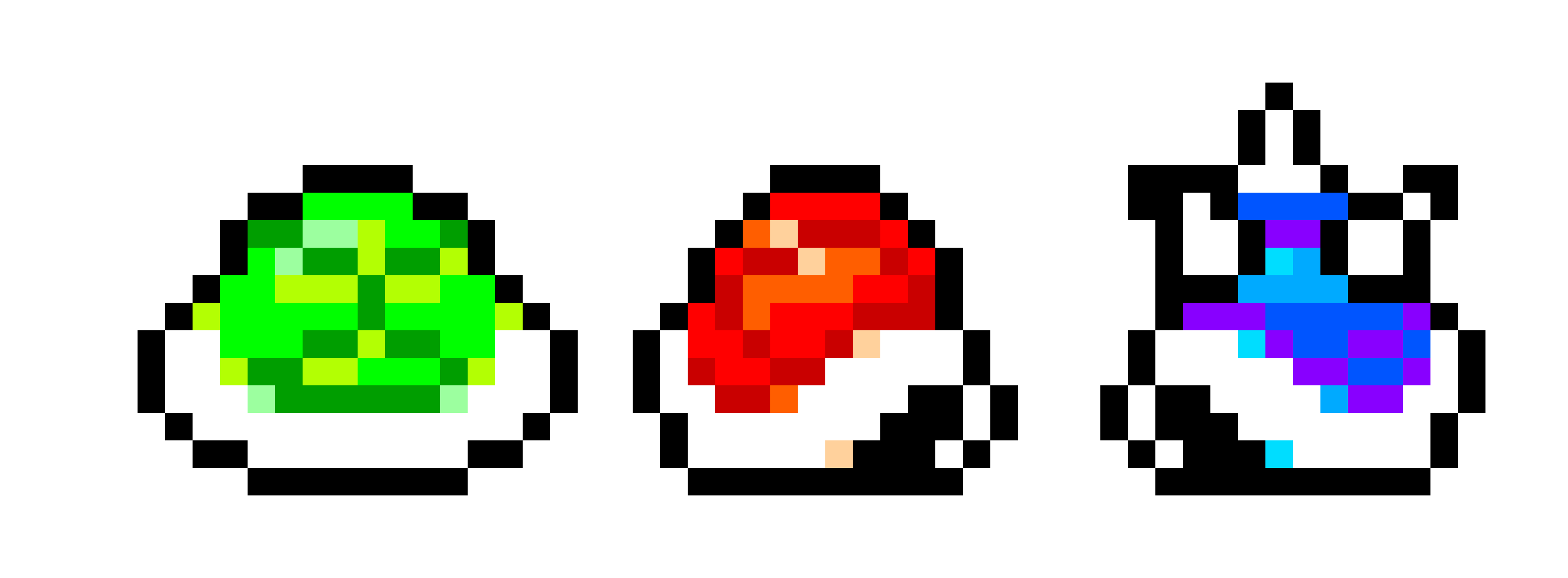 [9664c4] Green Shell, Red Shel, Blue Shell