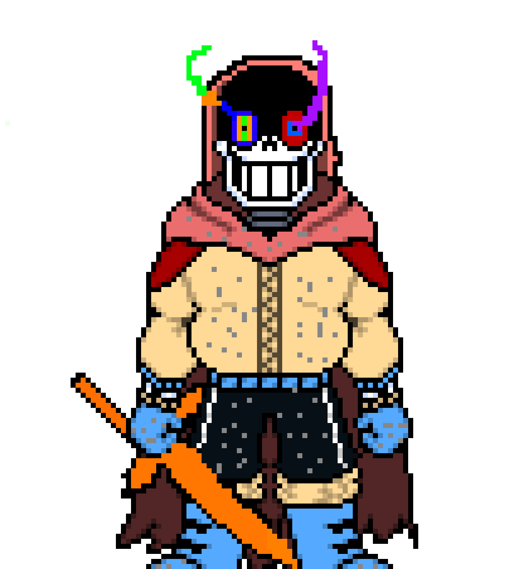 [9664c4] dust!comic papyrus,phase 1:pranking the murderer to death!