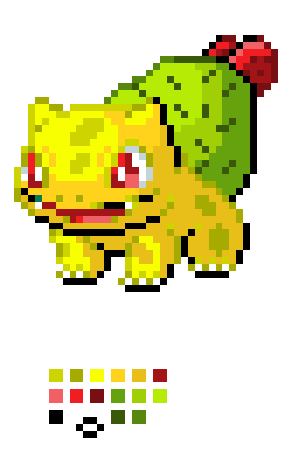 [9664c4] Desert Bulbasaur Sprite