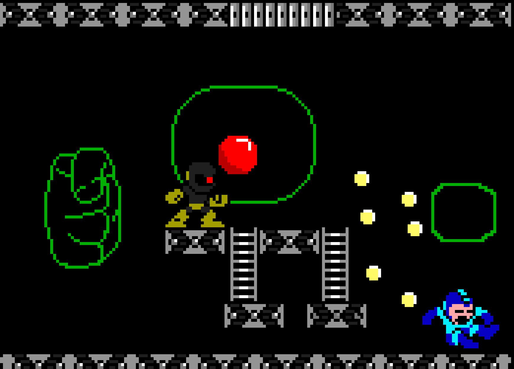 mega man impact system devil boss fight by sawmanmegafan on pixel art maker