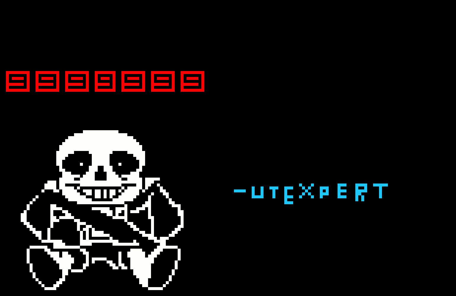 [9664c4] sans after hit by chara