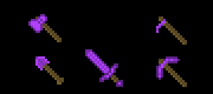 [9664c4] Amethyst Tool Set