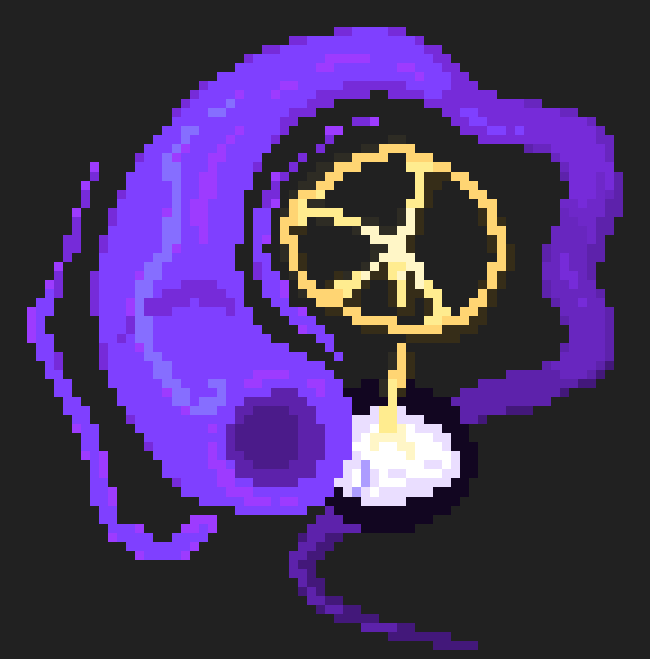 [f4034a] I think you're talking about Rivulet (Brings an orb to Looks to the Moon), but I do not understand what you mean by the flower part