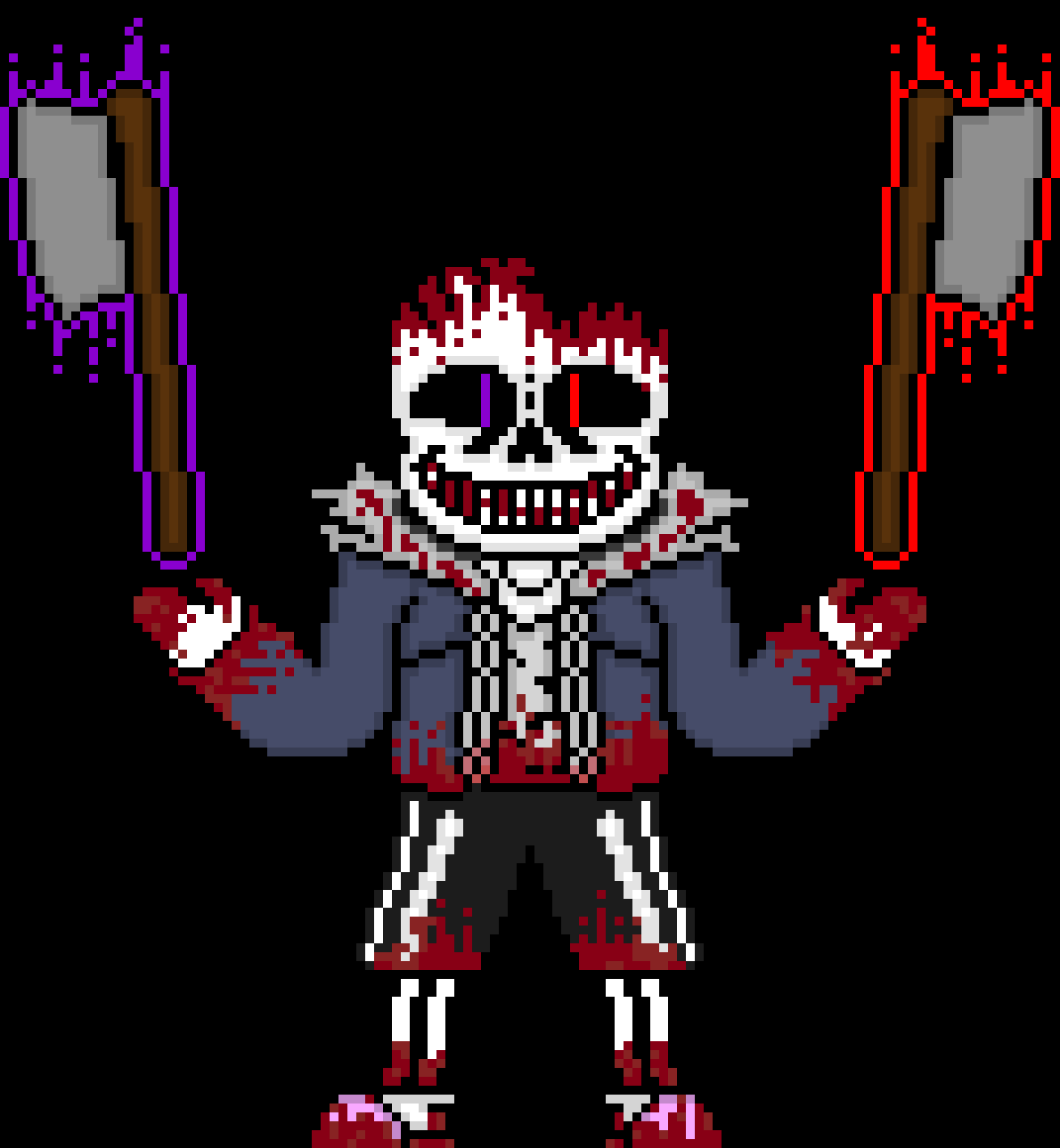 [e8cb42] *slashes twice with both axes* there we go should do the job  - TerrorTerror