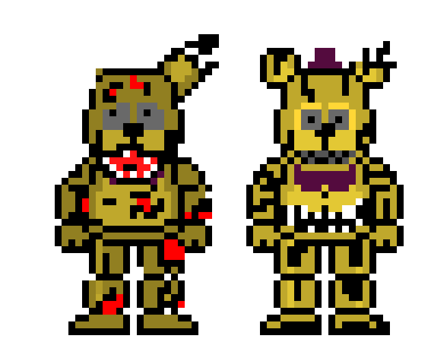 [7d9cc6] nightmare fredbear and springtrap
