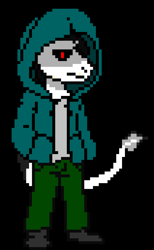 here ro, your a sergal, also the long hair is on the other side for reasons -stellar