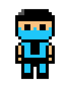 [fb4607] Sub Zero pixel art