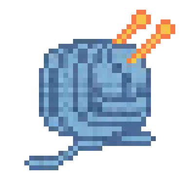 [f922a6] 8-bit knitting