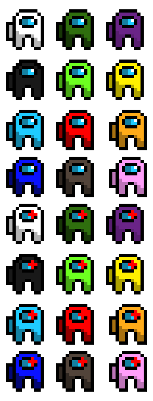 [cd3c33] among us all colors