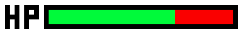 [aefbd9] HP Bar 70%