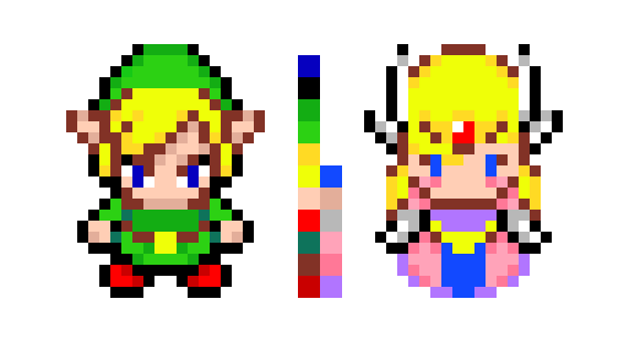 Link and Zelda