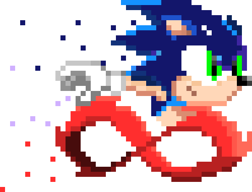 [86c4ca] Modern Sonic Running Sprite-By Creeper99