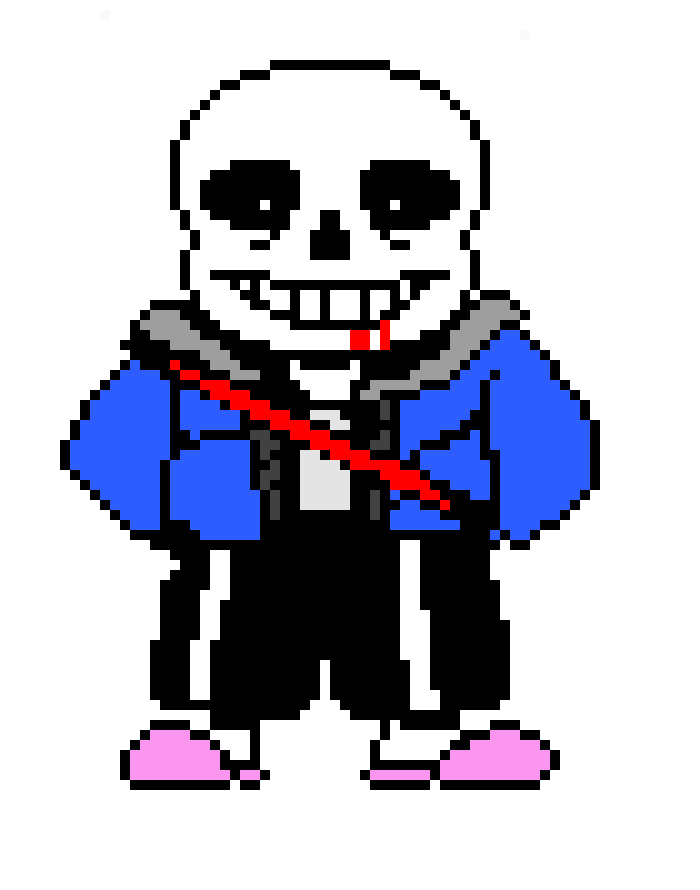 [b4c16a] sans the skeleton damaged