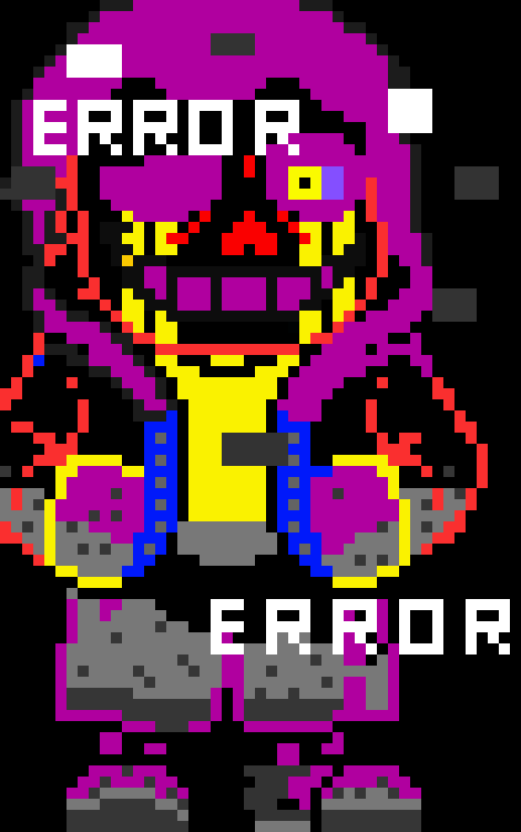 dustale error sans: [plays dustale sans theme] hehe so this is the dumbass who thought he could fight eh?!